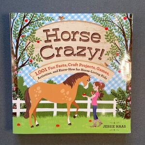 Book, Horse Crazy, craft‎ projects, activities, and games for horse loving kids